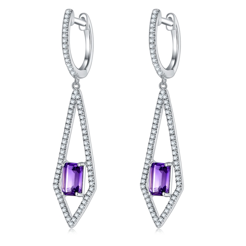 Amethyst Earrings · 24